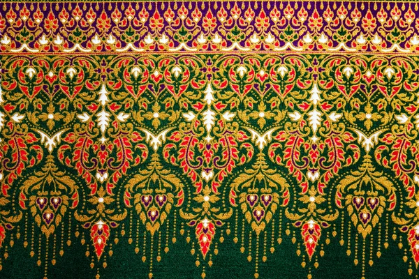 Patterned fabric woven culture of Thailand. — Stock Photo, Image