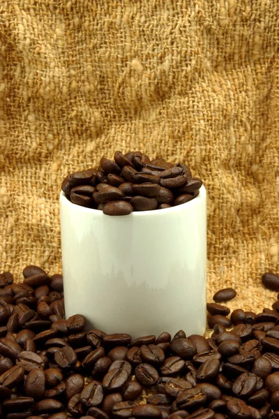 Geröstete Kaffeebohnen. — Stockfoto