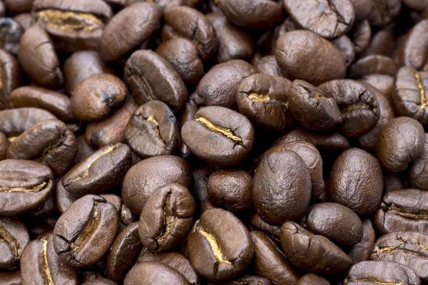 Geröstete Kaffeebohnen. — Stockfoto