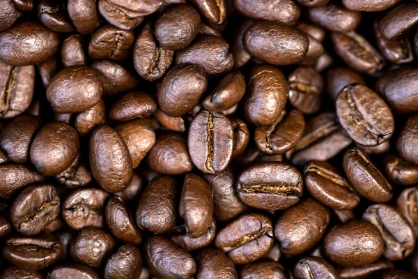 Geröstete Kaffeebohnen. — Stockfoto
