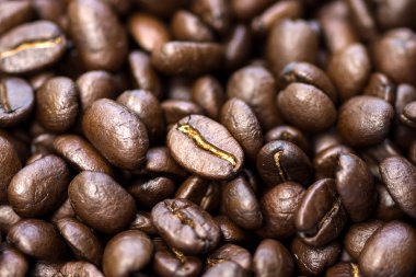 Kavrulmuş kahve çekirdeği..