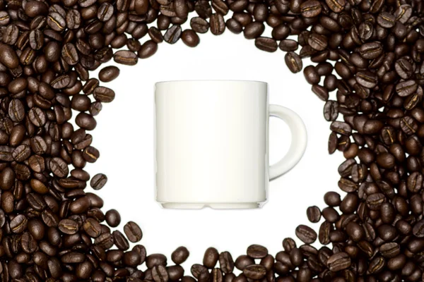Gebrande koffiebonen. — Stockfoto