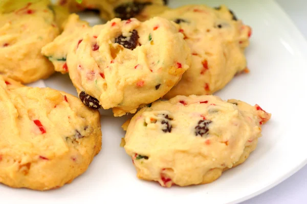 Mixed fruits cookies. — Stock Photo, Image