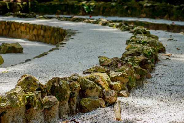 Walk on the sand and stones. — Stock Photo, Image