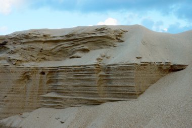 kum uçurumlar.