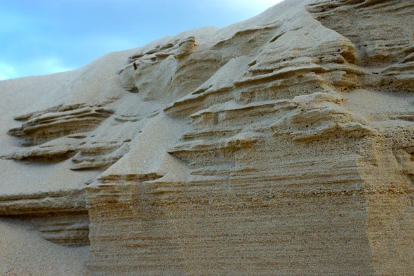 Falésias de areia . — Fotografia de Stock