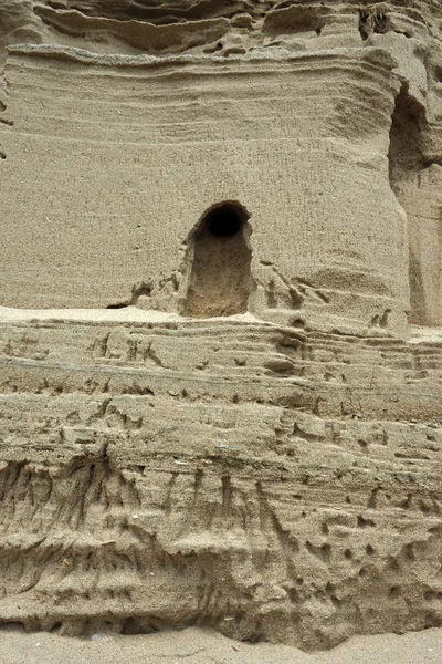 Falésias de areia . — Fotografia de Stock