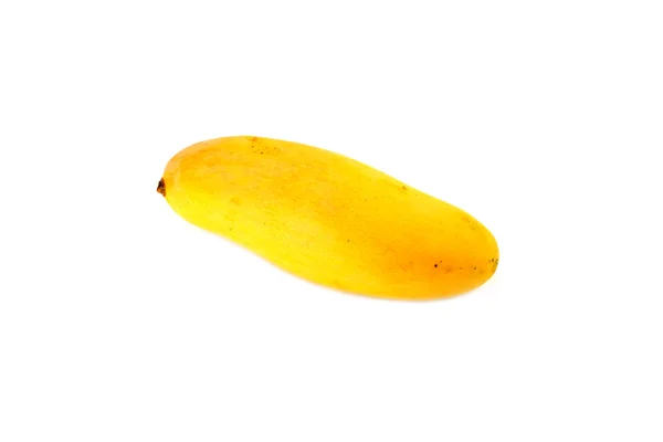 Piros mango elkülöníteni a fehér háttér. — Stock Fotó