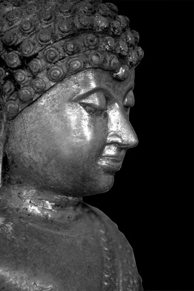 Uraltes Buddha-Gesicht. — Stockfoto