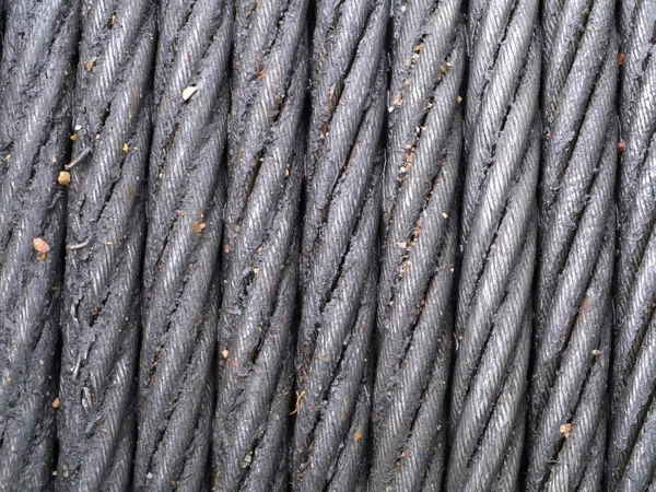 Ocelová lana a maziva — Stock fotografie