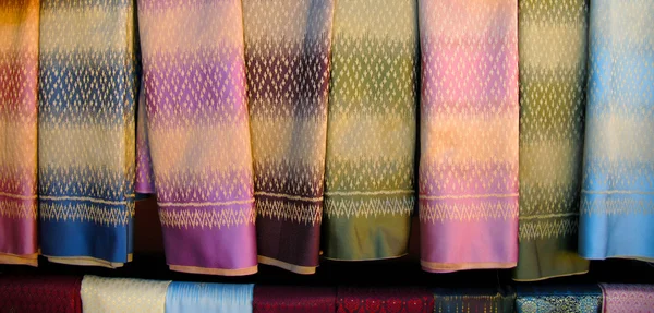 Hand woven fabrics — Stock Photo, Image