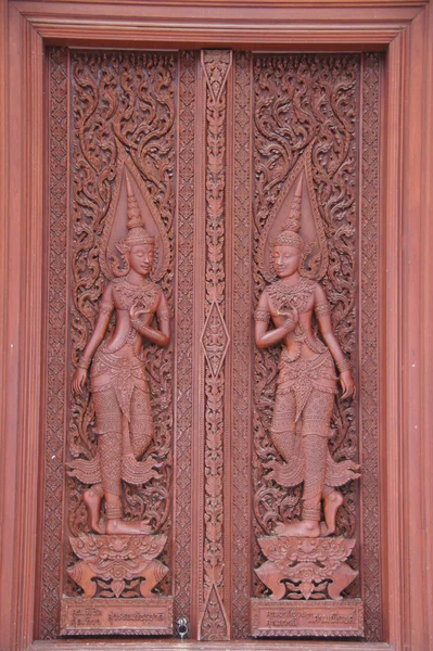 Escultura, monumentos, templos en Tailandia . — Foto de Stock