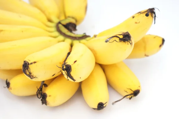 Banana su sfondo bianco isolato — Foto Stock