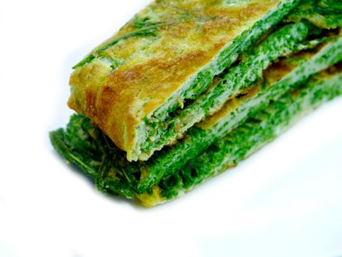 omlet, kızarmış sebze, Tayland gıda.
