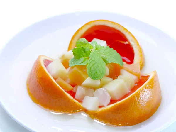 혼합된 과일 젤리 오렌지 맛. — 스톡 사진