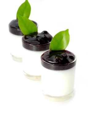 Агар десерт з чорниці