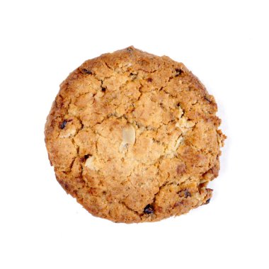 Beyaz arkaplanda çerezler.