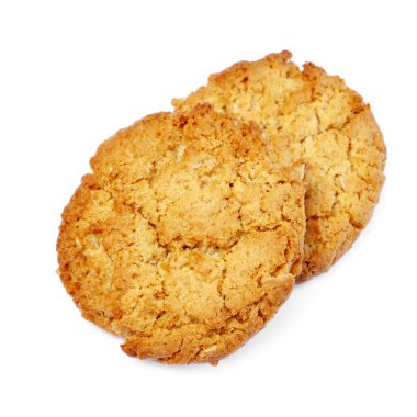 Beyaz arkaplanda çerezler.