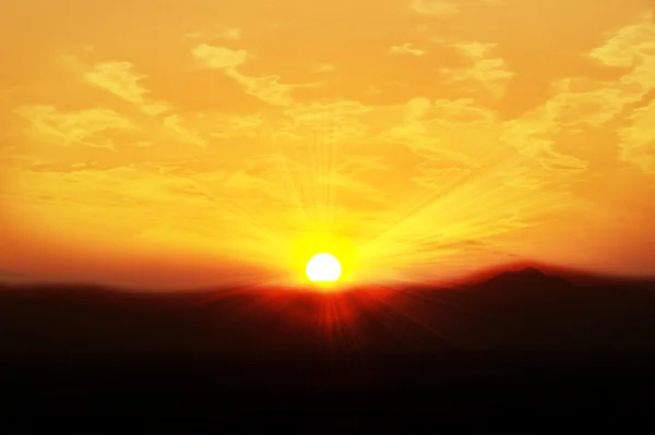 Solnedgång himlen, thailand. — Stockfoto