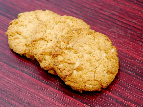 Kekse auf Holz Hintergrund. — Stockfoto