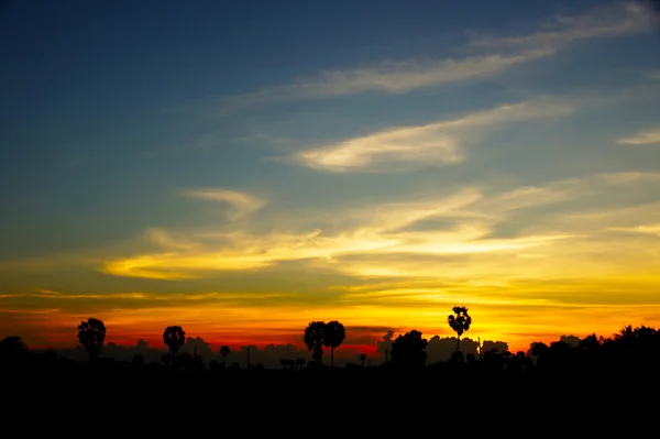 Cielo del atardecer — Foto de Stock