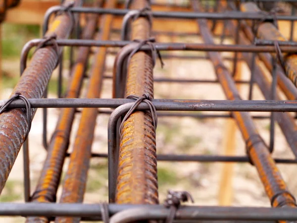 Barras de acero para la construcción. —  Fotos de Stock