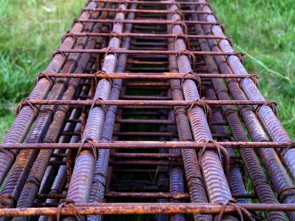 Barras de acero para la construcción. —  Fotos de Stock