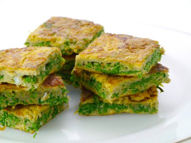 omlet, kızarmış sebze, Tayland gıda.