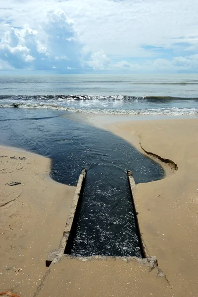 Karadeniz, atıksu sanayi — Stok fotoğraf