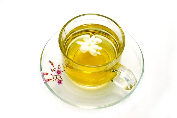 Květinový čaj mix MED a citron. — Stock fotografie