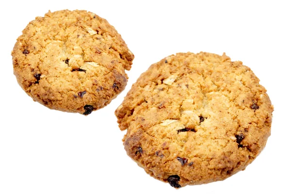 Oat cookies raisins with wholegrain oats no artificial flavors — Stock Photo, Image