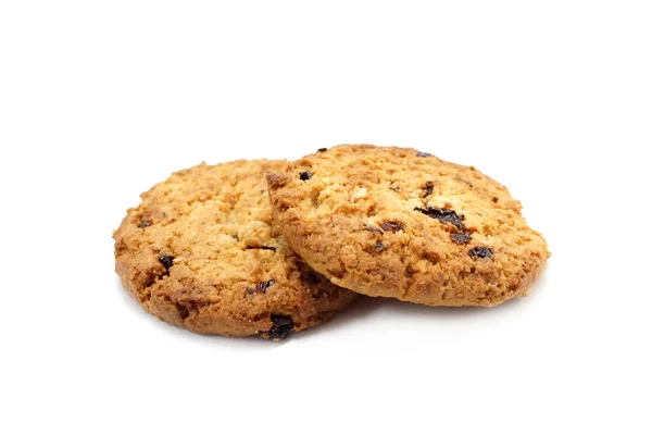 Oat cookies raisins with wholegrain oats no artificial flavors — Stock Photo, Image