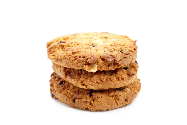 Oat cookies raisins with wholegrain oats no artificial flavors — Stock Photo, Image