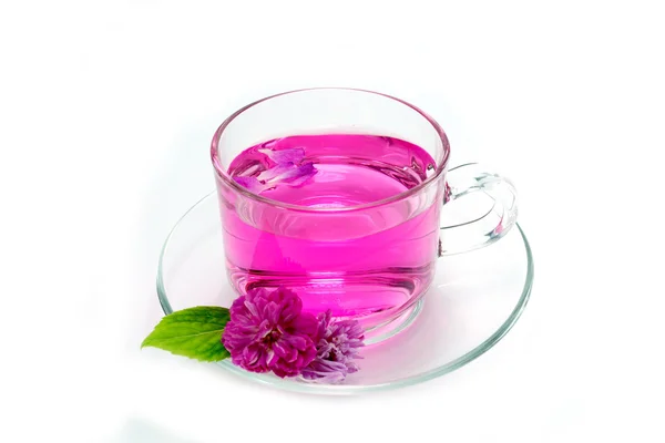 Osvěžující bylinný čaj růže. — Stock fotografie