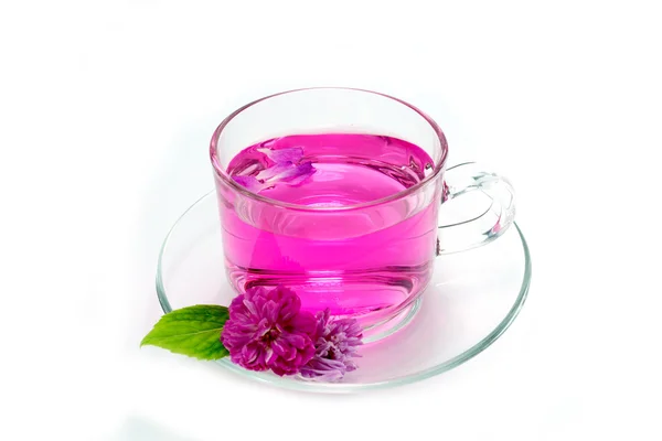 Refreshing herbal tea roses. — Stock Photo, Image