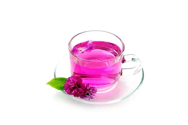 Odświeżanie ziołowa herbata róż. — Zdjęcie stockowe