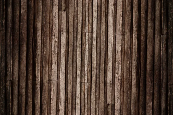 Fond de texture de mur de planche de bois brun — Photo