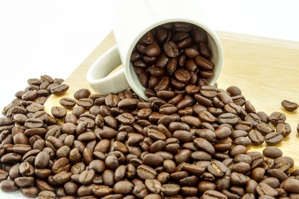 Geröstete Kaffeebohnen — Stockfoto