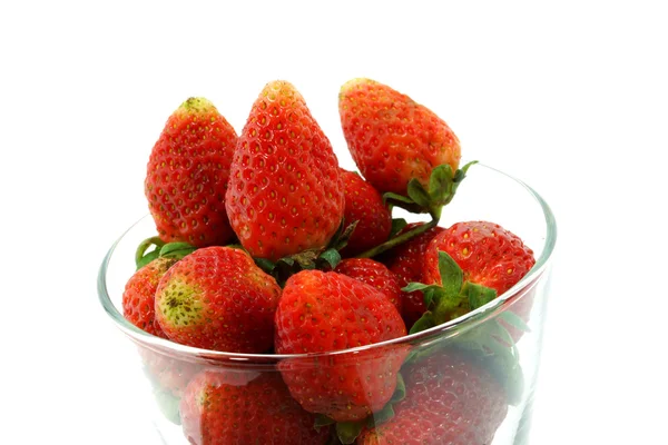 白色背景上的野草莓. — 图库照片