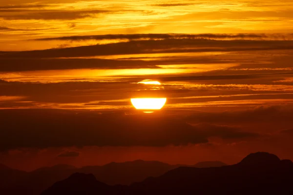 Céu do pôr do sol — Fotografia de Stock