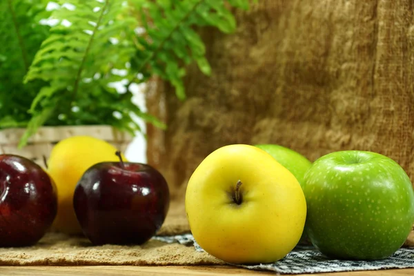 Apple multicolored — Stock Photo, Image