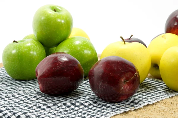 Jabłko wielobarwny — Zdjęcie stockowe