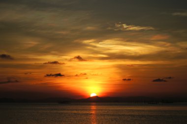 gökyüzü günbatımı