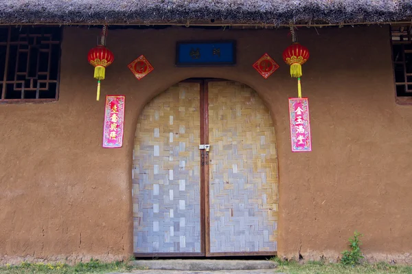 Home ground thème chinois., Dans le nord de la Thaïlande . — Photo