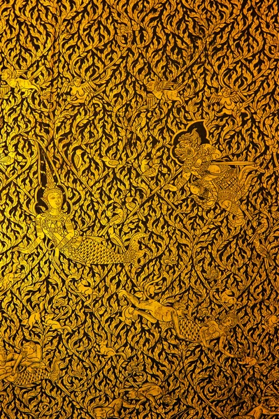 Painting of Thai gold. — Stock Photo, Image