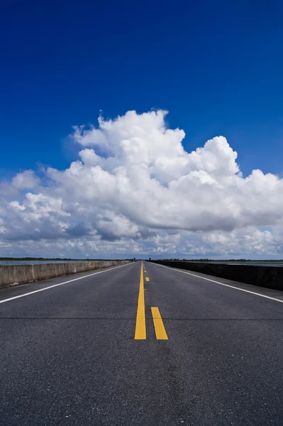 Boş yol — Stok fotoğraf