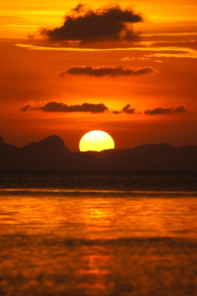 Céu do pôr do sol — Fotografia de Stock