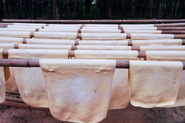 sanayide kullanılmak kurutuldu kauçuk levha.