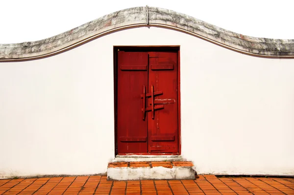 Antique door More than 200 years old — Stock Photo, Image