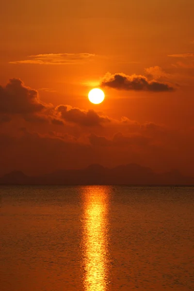 Lago tramonto — Foto Stock